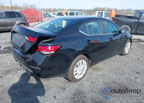 2021 Nissan Sentra S Xtronic Cvt z USA, uszkodzony, nr VIN 3N1AB8BV6MY263582